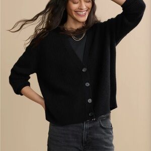Jenni Kayne Cropped Cashmere Cocoon Cardigan